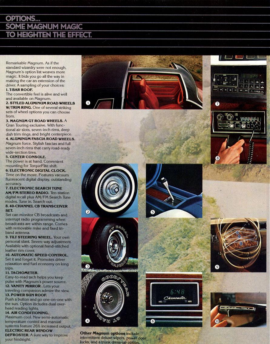 1979 Dodge Magnum XE Brochure Page 2